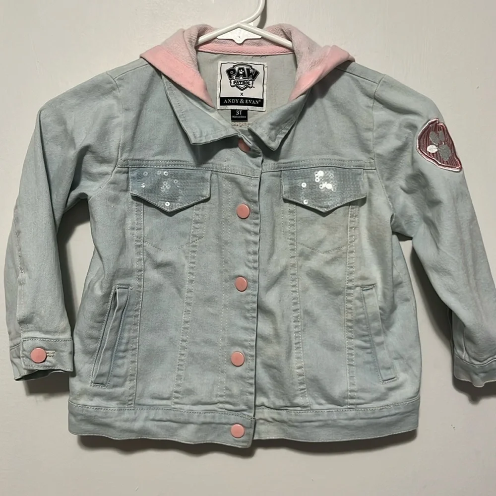Andy & Evan x‎ PAW Patrol | Sequin Denim Jacket Size 3T